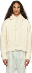 young n sang Off-White Hand-Woven Jacket