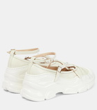 Simone Rocha Embellished patent leather ballet flats