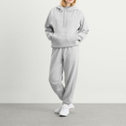 Nike Wool Classics Hoodie in Matte Silver/Heather Grey