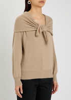 Tove Malia Layered-effect Cashmere Jumper Beige