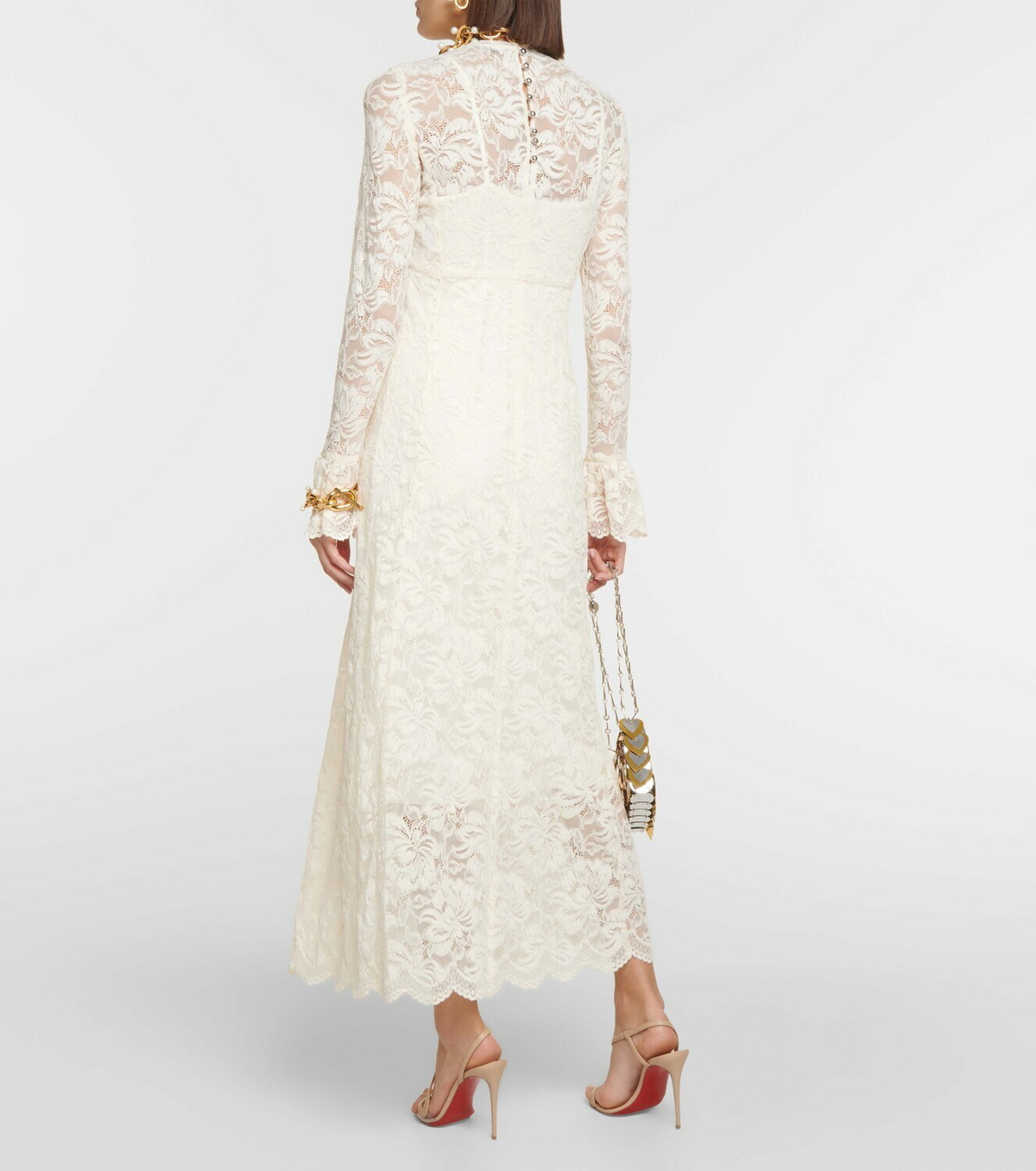 Paco Rabanne Lace maxi dress Paco Rabanne