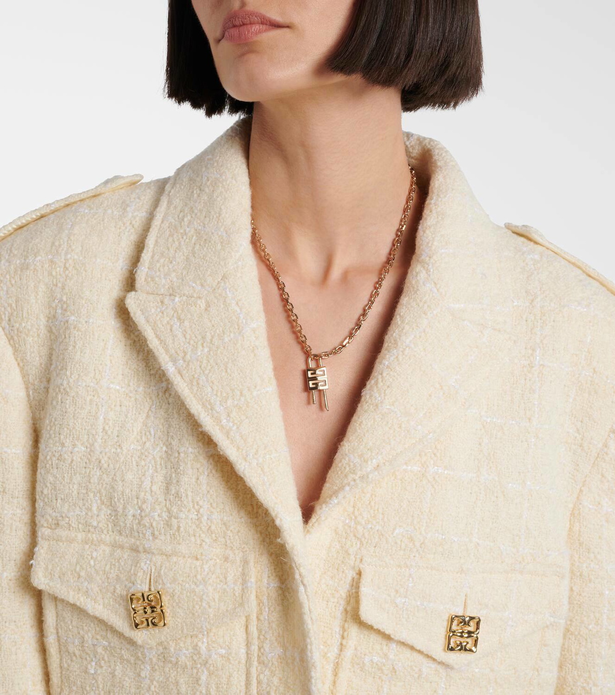 Givenchy 4G Padlock chain necklace