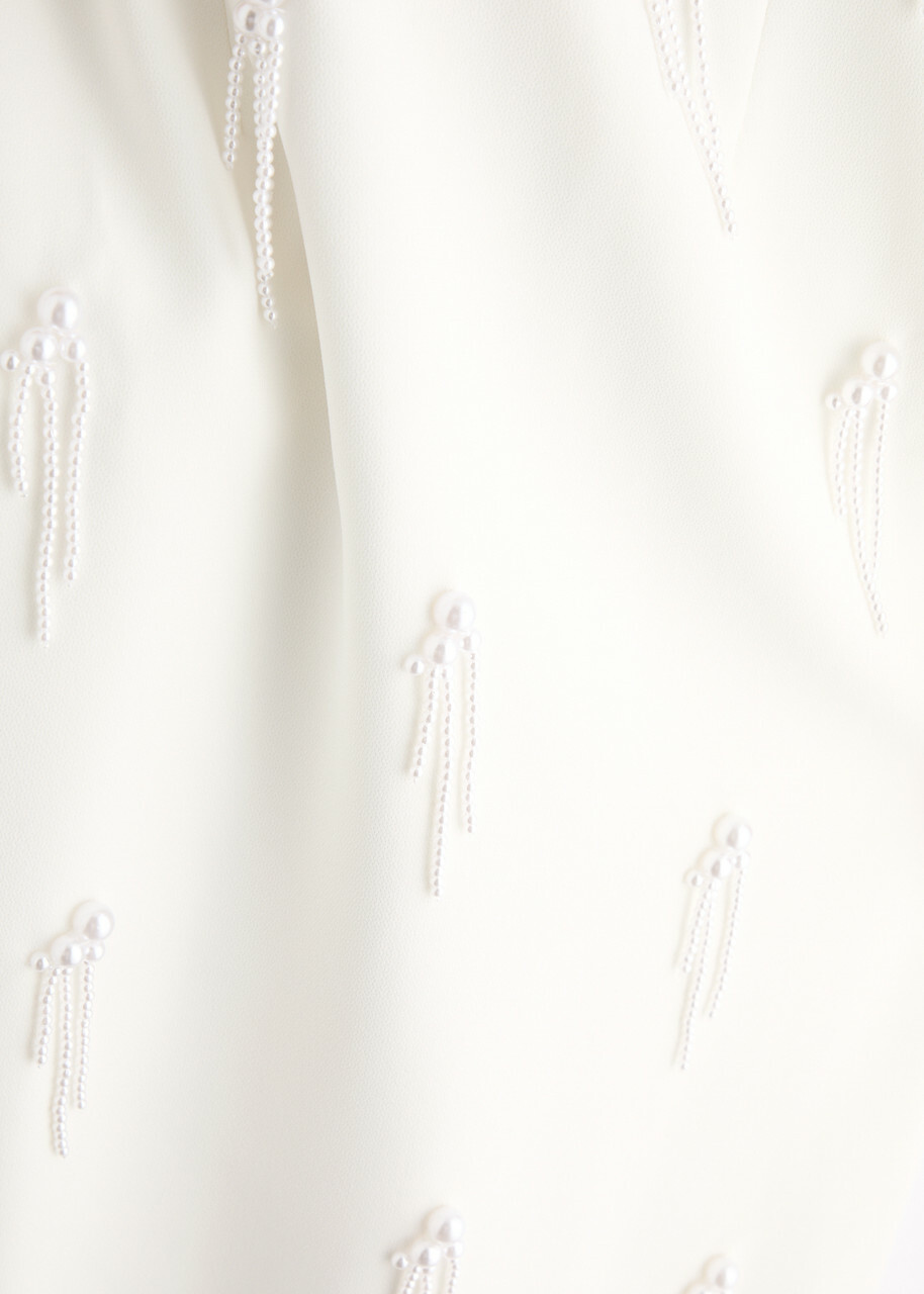 Odd Muse The Ultimate Muse Embellished Midi Dress White Odd Muse