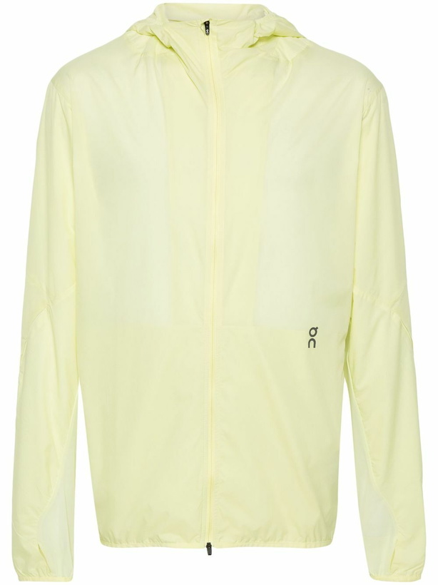 Photo: On Running X Post Archive Faction (PAF) Yellow Running Jacket