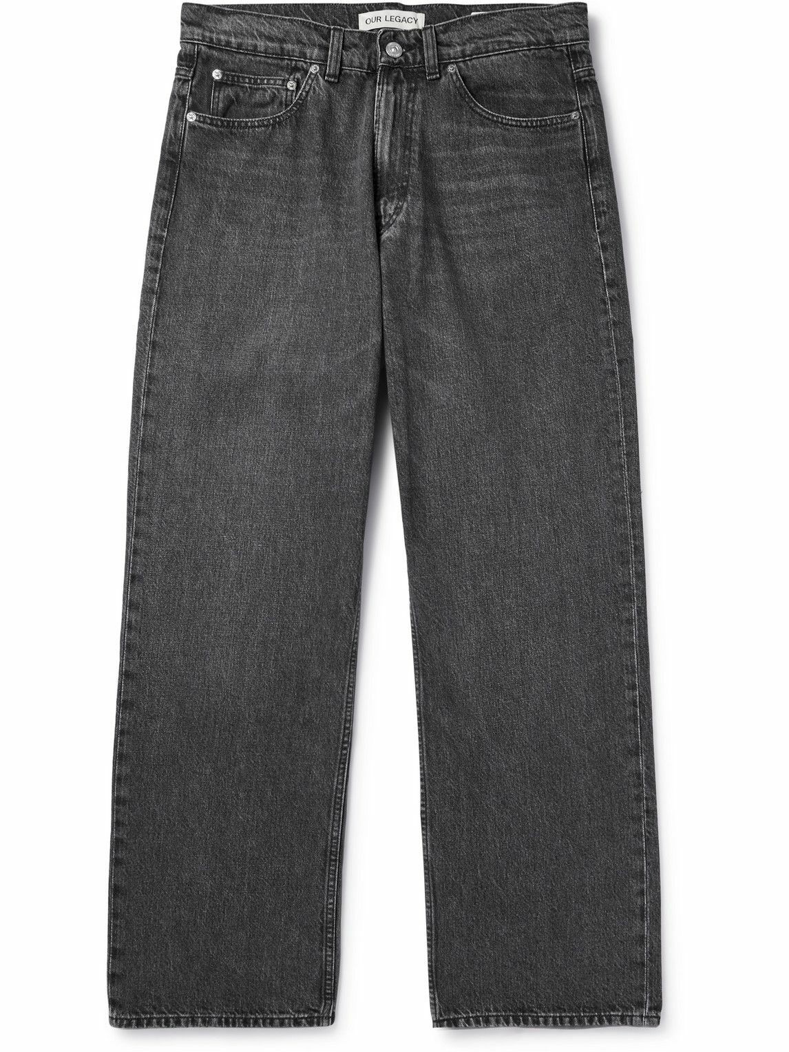 Our Legacy - Third Cut Straight-Leg Jeans - Gray Our Legacy