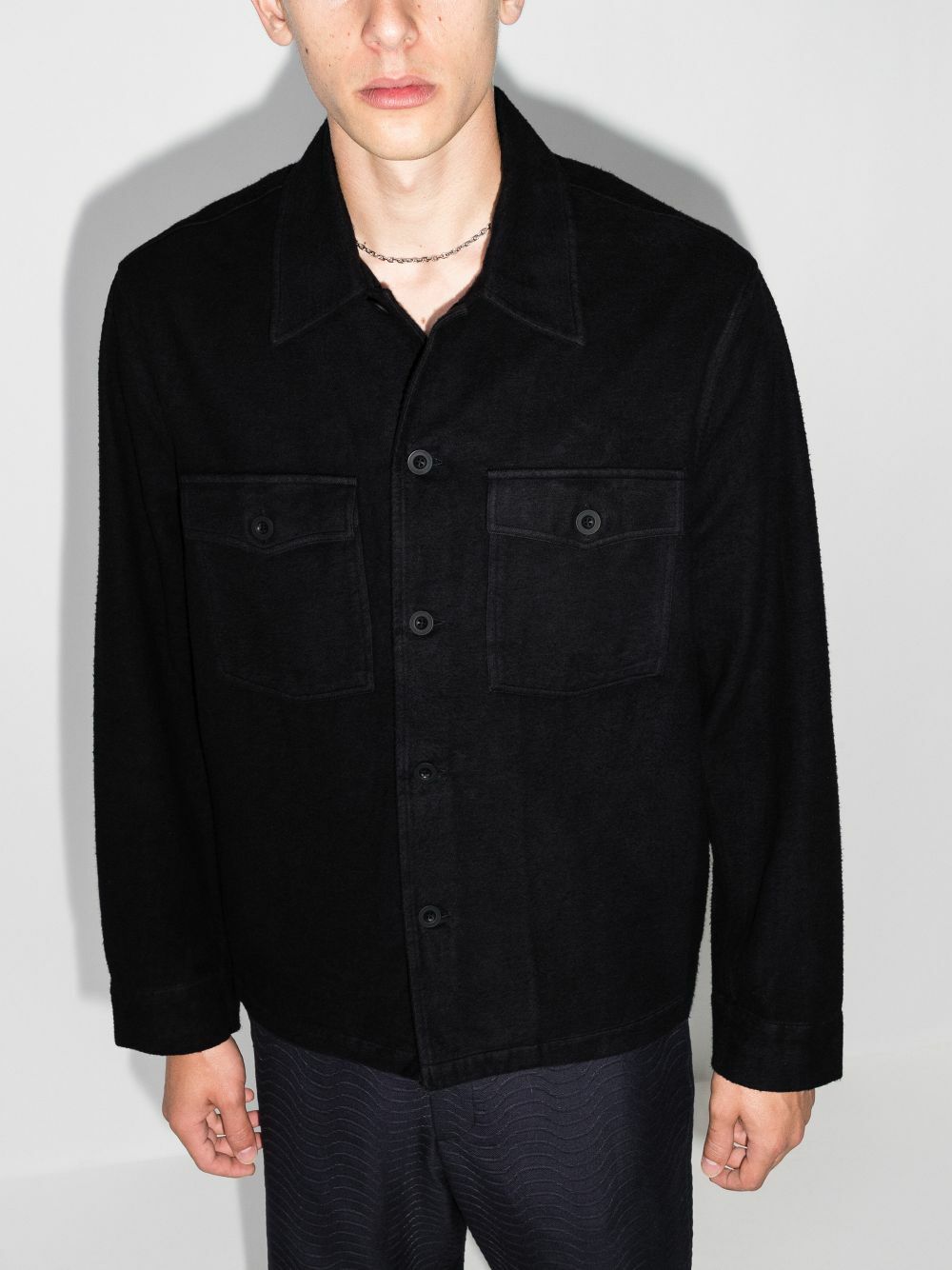 トップス OUR LEGACY graohicprint cotton jacket 34 Our Legacy Uniform floral cotton canvas jacket Our Legacy