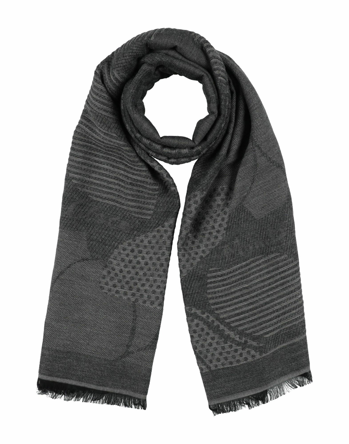Manila Grace Womens Scarf in Grey
