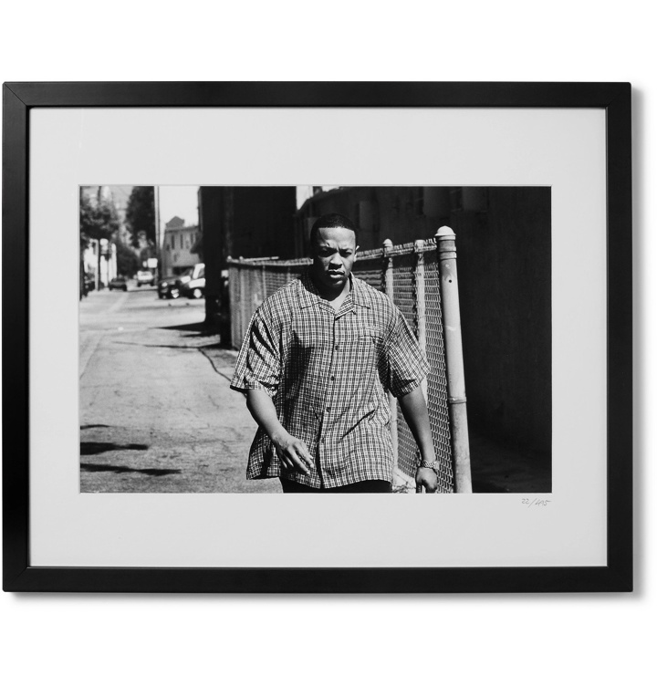 Photo: Sonic Editions - Framed 1999 Dr. Dre Print, 16" x 20" - Black