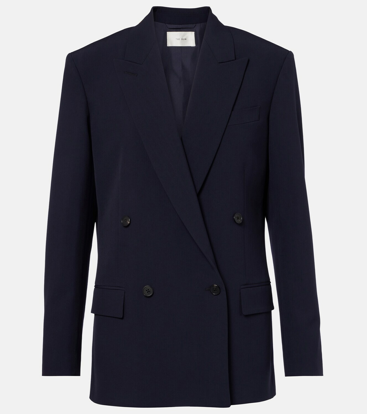 The Row Paden double-breasted virgin wool blazer