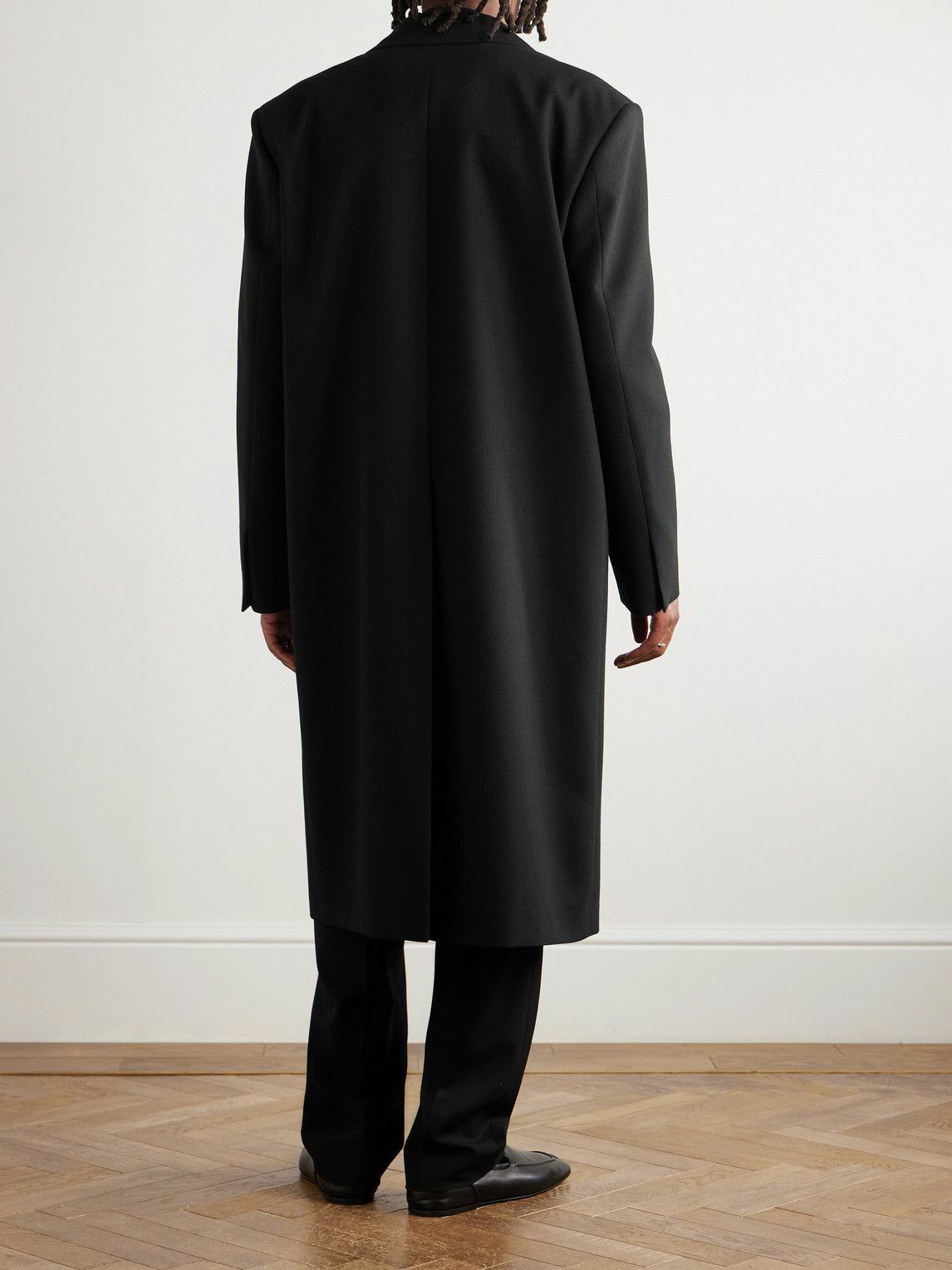Jil Sander - Oversized Wool Coat - Black