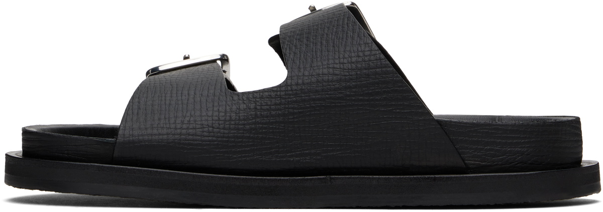 Studio Nicholson Black Denver Leather Sandals