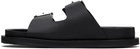 Studio Nicholson Black Denver Leather Sandals