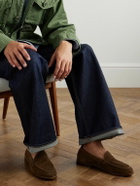 Drake's - Henri Summer Suede Loafers - Brown