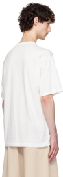 Dolce&Gabbana White Embroidered-Logo T-Shirt