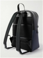 Serapian - Mesh-Trimmed Leather and Stepan Backpack