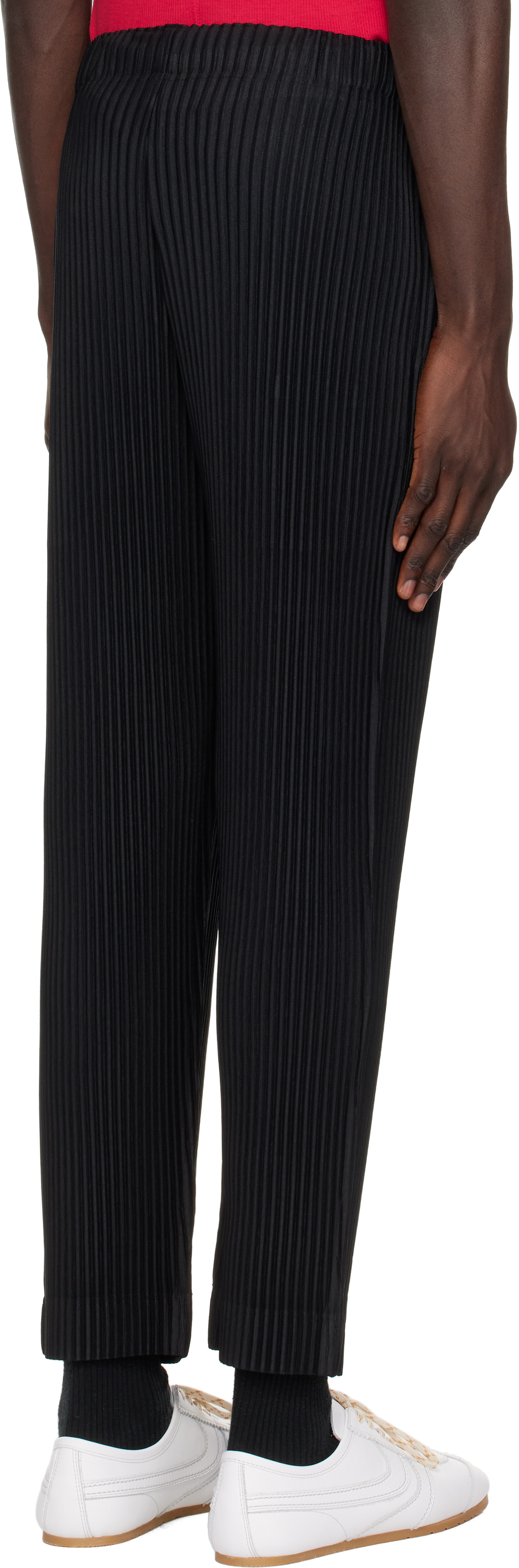 HOMME PLISSÉ ISSEY MIYAKE Black Monthly Color November Trousers