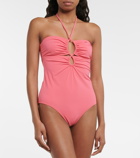 Ulla Johnson Minorca Maillot halterneck swimsuit