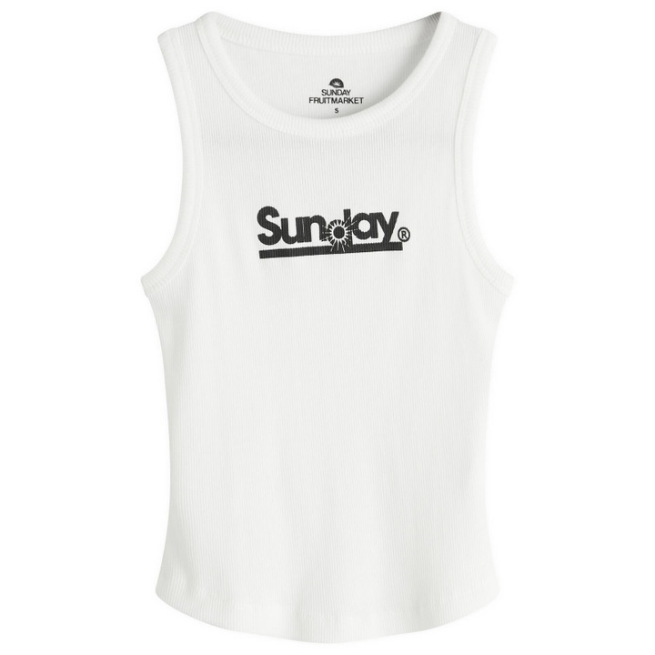 Photo: SUNDAYFRUITMARKET Women's Sunday Vest in Ivory