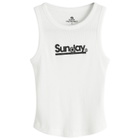 SUNDAYFRUITMARKET Women's Sunday Vest in Ivory