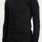 Rick Owens Men's Double Layer Long Sleeve T-Shirt in Black