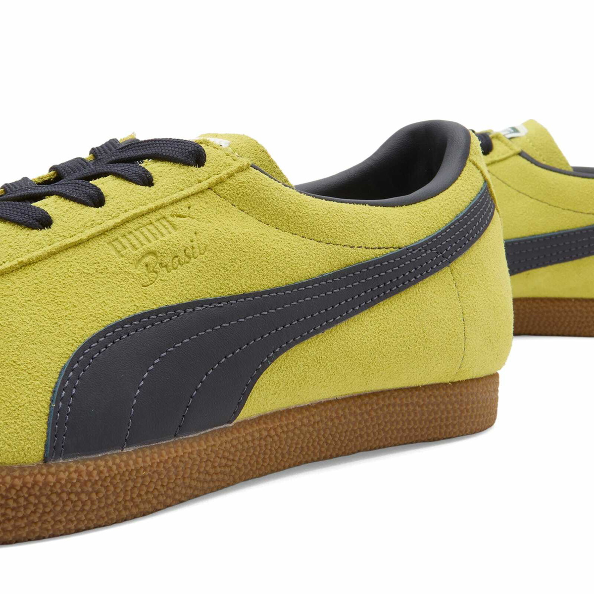 Puma Brasil Sneaker in Sea Kelp/New Navy