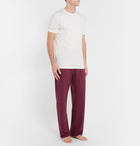 Derek Rose - Basel Stretch-Micro Modal Pyjama Trousers - Men - Burgundy