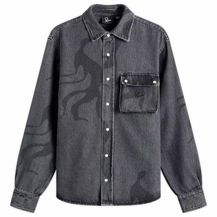 Photo: By Parra Men's The Stalkers Shirt in Washed Grey