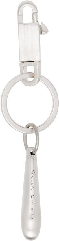 Photo: Rick Owens Silver Concordians Teardrop Keychain