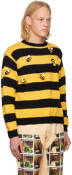 Sky High Farm Workwear Black & Yellow Bee Sweater