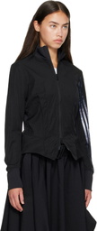 Y-3 Black Gradient 3-Stripes Nylon Track Jacket