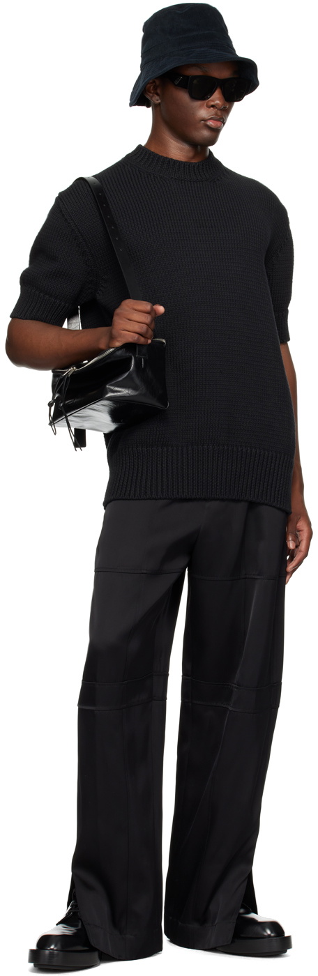 Jil Sander Black Lace-Up Derbys Jil Sander