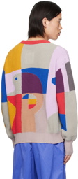 KidSuper Multicolor Bauhaus Paint Palette Sweater
