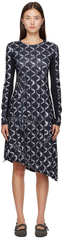 Photo: Andersson Bell Black Quilting Midi Dress