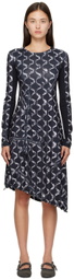 Andersson Bell Black Quilting Midi Dress