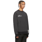 A-Cold-Wall* Black Grid Sweatshirt