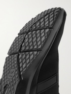 RICK OWENS - Veja Rubber-Trimmed Stretch-Knit Sneakers - Black