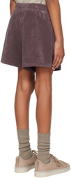 Essentials Kids Purple Patch Shorts