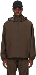 GR10K Brown Hooded Jacket