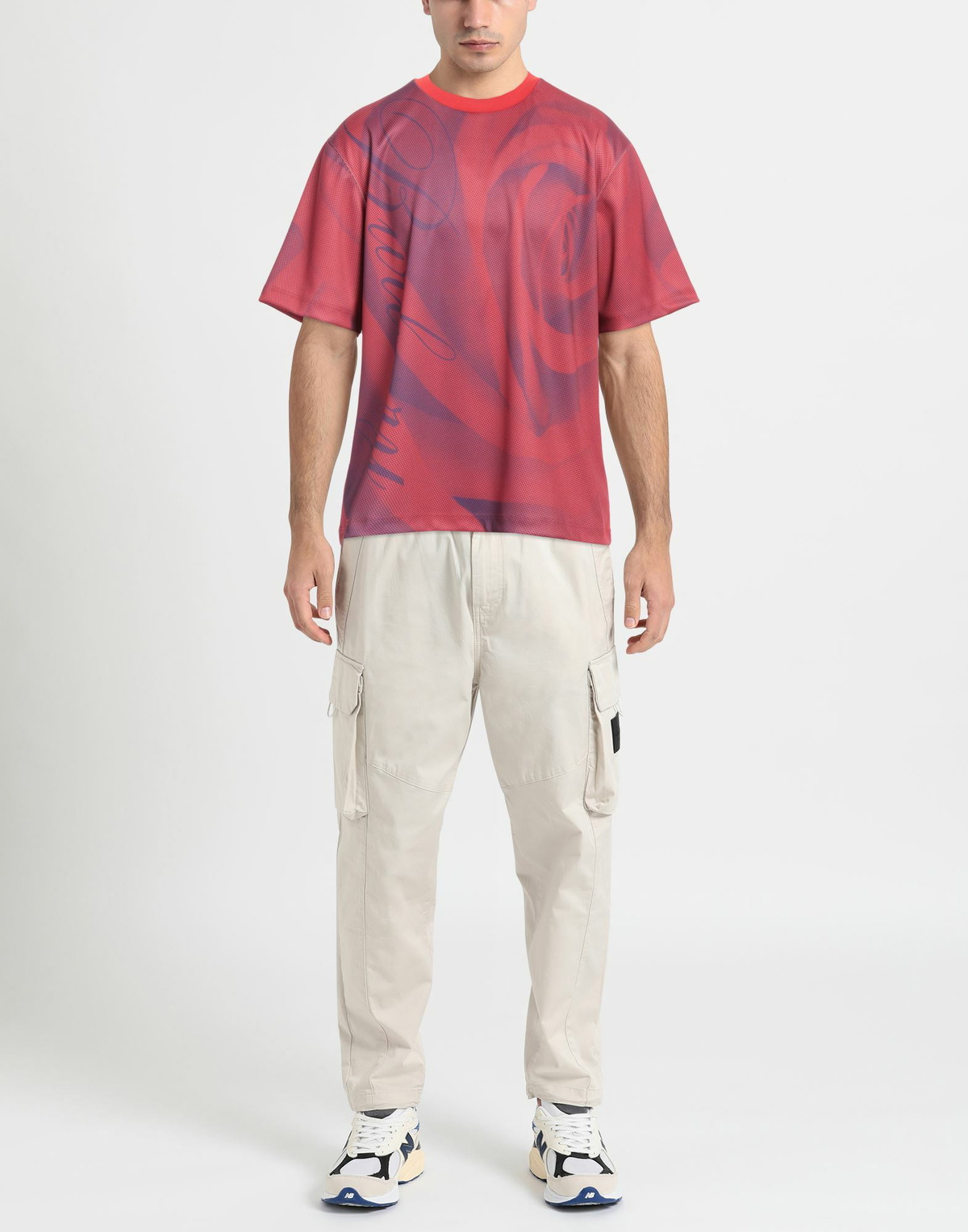 Burberry Mens T-shirt in Red