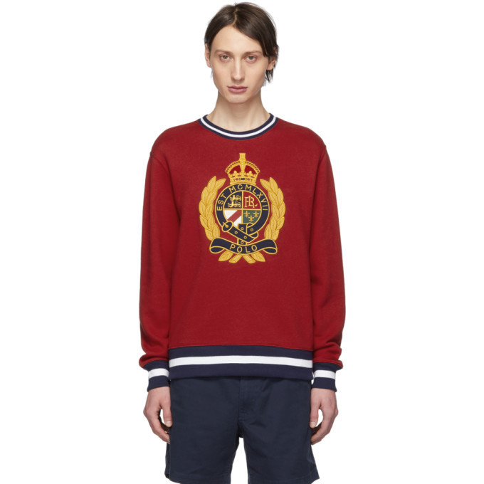 Photo: Polo Ralph Lauren Red Fleece Graphic Sweatshirt