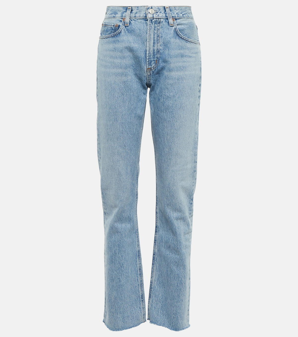 Agolde - Cherie high-rise straight jeans