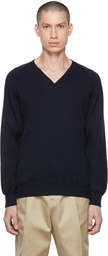 Comme des Garçons Homme Deux Navy Lochaven Of Scotland Edition Sweater