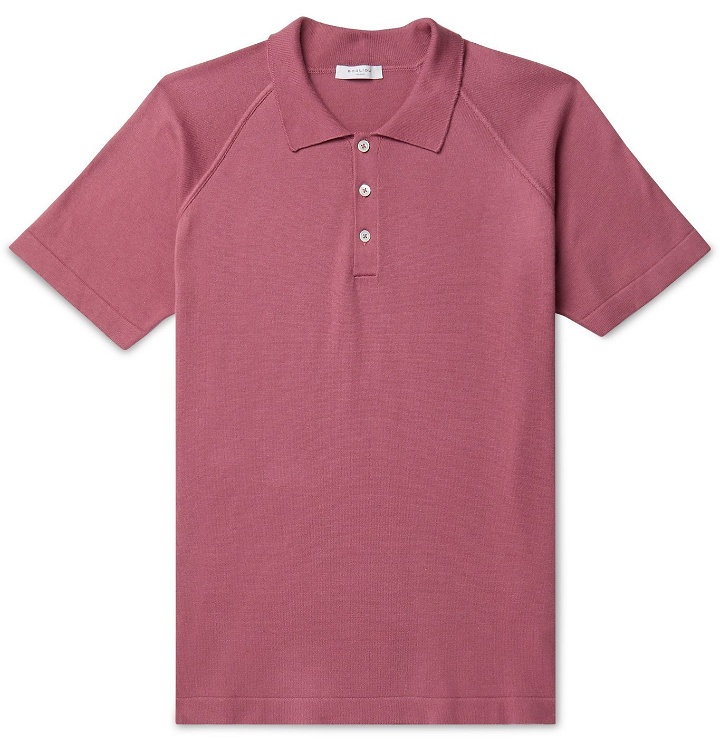 Photo: Boglioli - Slim-Fit Cotton Polo Shirt - Pink