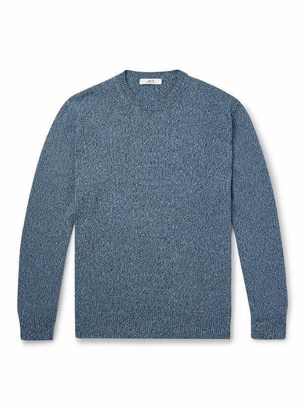 Photo: Mr P. - Cotton Sweater - Blue