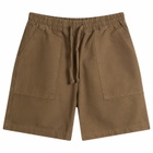 Service Works Men's Classic Chef Shorts in Bark