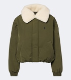 Polo Ralph Lauren Teddy-trimmed technical down jacket