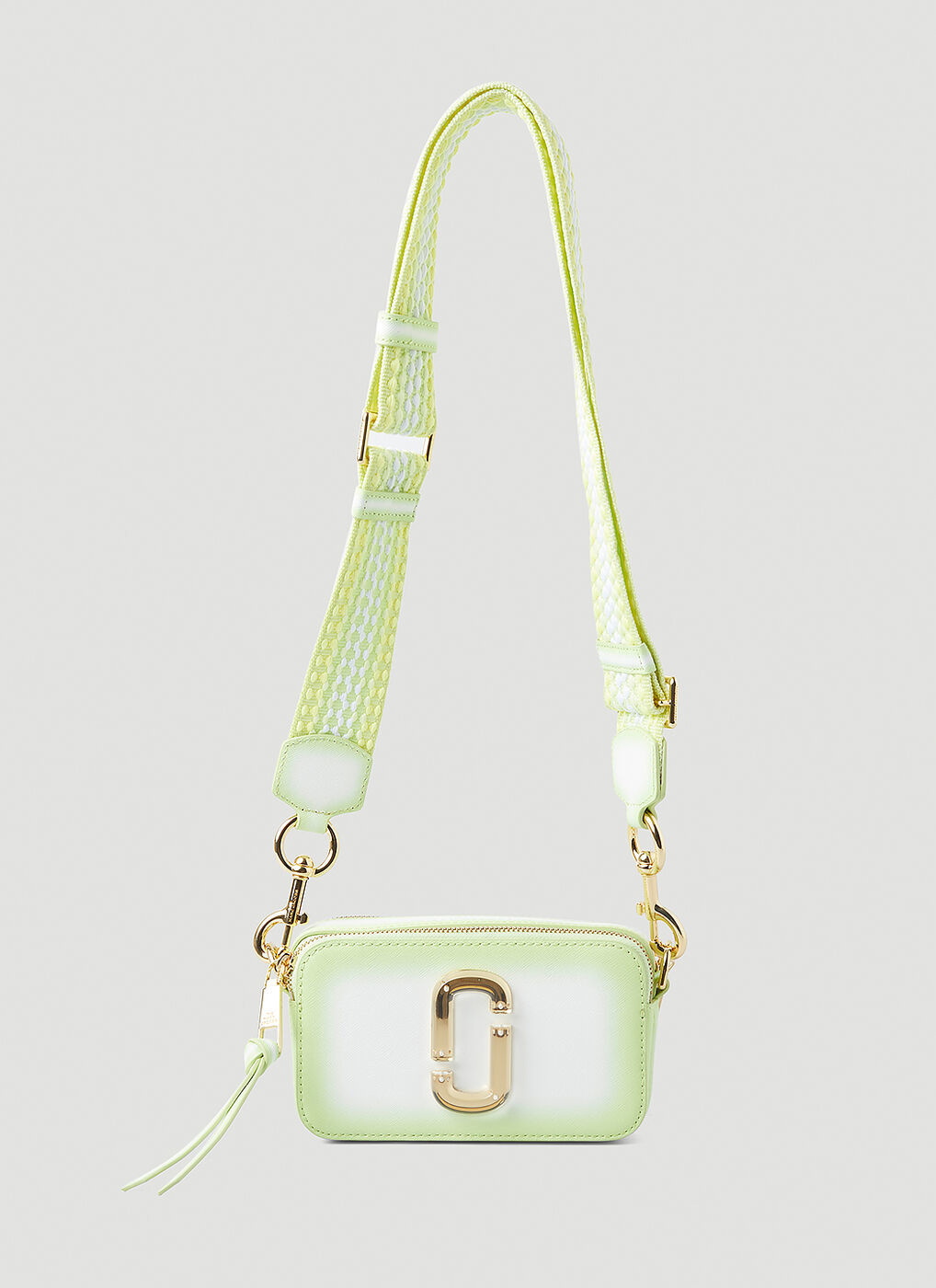 Gradient Snapshot Shoulder Bag in Green Marc Jacobs