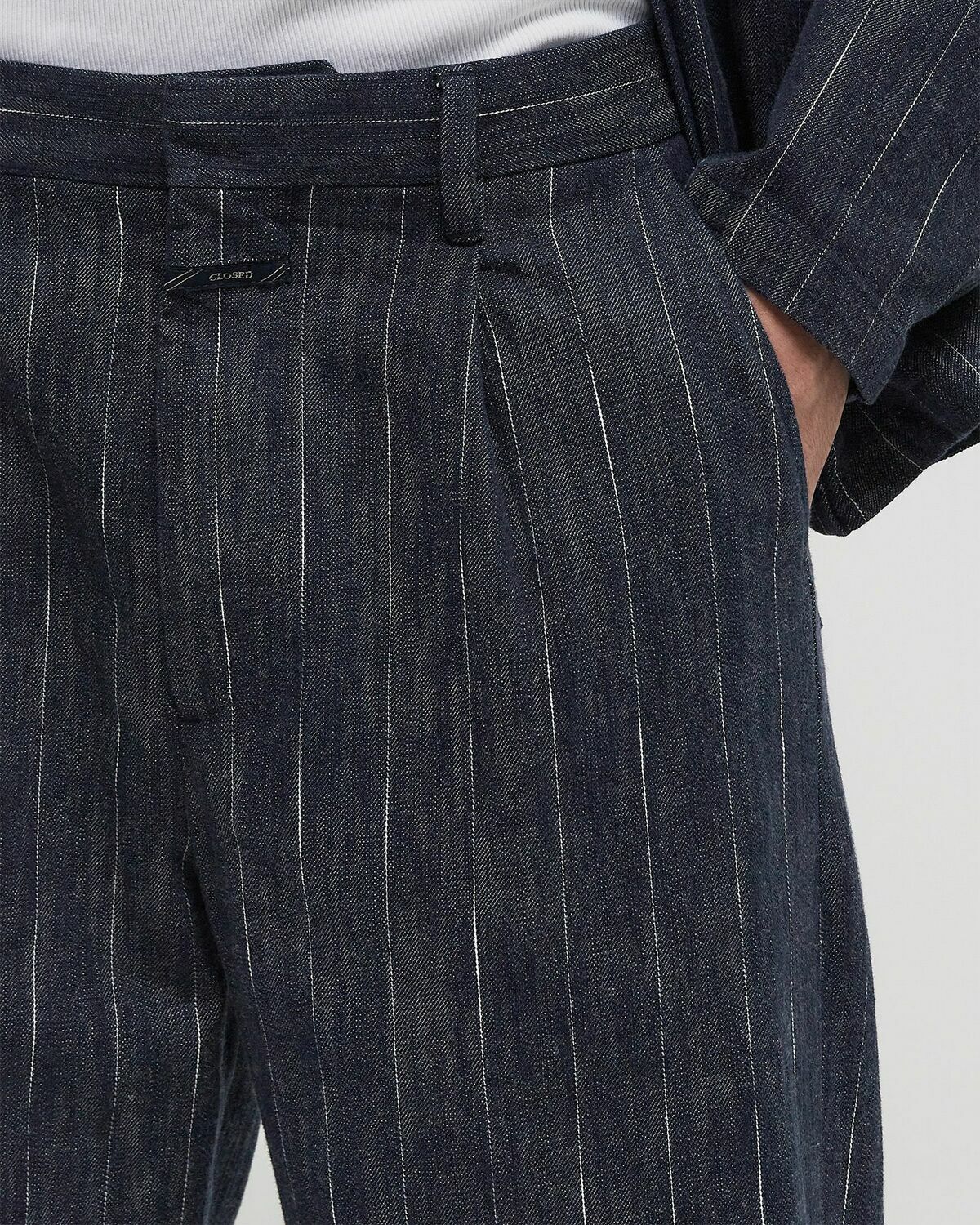 CLOSED BLOMBERG WIDE PANT Blue Mens Casual Pant