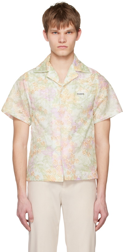 Photo: young n sang Green Floral Shirt