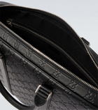 Gucci GG Emblem debossed leather briefcase